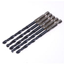 15 pcs High Speed Steel Titanium Coated Drill Bits Set 3 4 5 mm Hex Shank