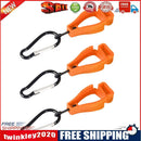 3pcs Glove Grabber Clamp Catcher Safety Working Clip Holder Hanger (Orange)