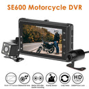 SE600 Motorcycle DVR Front+Rear View Dual Cameras Dash Cam G-Sensor Recorder