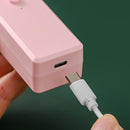 2 in 1 Mini Vacuum Sealer USB Snack Fresh Bag Heat Sealer Cutter (Pink) Newly