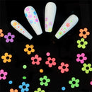 Neon Nail Glitter Flakes Flower Shape Sequins Hollow Out Glitter Flakes