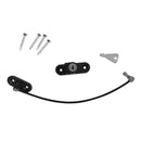 Aluminum Door Window Lock Children Security Car Cable Limit Lock (Black) Newly
