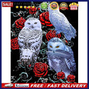 Full Cross Stitch 11CT Cotton Thread DIY Rose and Owls Printed Embroidery K