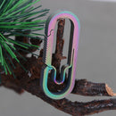 Titanium Alloy EDC Buckle Outdoor Camping Carabiner Keychain Hang