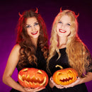 Devil Hair Barrettes Halloween Hair Clips Ghost Hat Red Horns Ears Hairpin