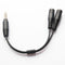 3.5mm Stereo Audio Join (Male, 2 Female) Mic Y Splitter Cable