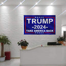 Donald Trump Flag 90x150cm Polyester Banner President USA Home Yard Decor Flags