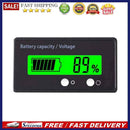 Battery Capacity Voltage Meter Monitor 6-63V for Lead Acid Lithium Ion Batt