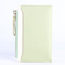 5pcs Women PU Solid Card Holder Money Bag Multi-slot Mini Wallet (Green)