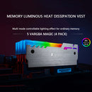 Jonsbo NC-3 2x Gorgeous RAM Cooler Heatsink 3 Pin 5V Memory Radiator Pad Newly