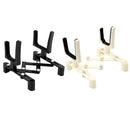 Wood Violin Stand Portable Folding Guitar Instruments Ukulele Rack (White)