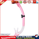 Diving Snorkel Professional Swim Breathing Tube Hose (Transparent Pink) Newly