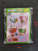 Handle Colorful Storage Creative Activity Handcraft DIY Craft EVA DIY Basket
