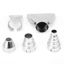 5 Set Hot Air Blower Hot Air Gun Hot Air Blower Nozzle Made Of Stainless Steel~