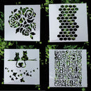 Paper Cards Embossing Template Scrapbooking Walls Painting Layering Stencils