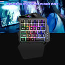 G94 One Handed Gaming Keyboard 35 Keys Membrane Keyboard for Laptop Desktop PC