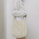 Fashion Knitted Shoulder Bags for Women Large Capacity Weave Tote Crossbody Bags