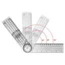 360 Degree Angle Medical Spinal Angle finder Protractor Goniometer Angle Ruler