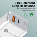 25W PD QC3.0 Mobile Phone Wall Charging USB Type C Fast Charger (White EU) Newly
