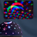 Rotating LED Star Night Light USB Disco DJ Stage Party Ball Light (Red)