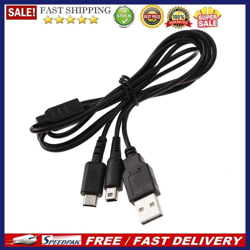 1.2m USB Data Charging Cable Charger Wire Cord for Nintendo NDSI 3DS NDSL