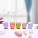 Silicone Beauty Sponge Storage Box Egg Stand Powder Holder (Light Blue) Newly