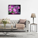 DIY Painting By Numbers Flowers Butterflies Acrylic Canvas Handpainted Wall A
