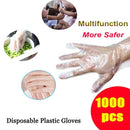 Vegetable Fruit Disposable Gloves Food Avoid Direct Touch Plastic Clear