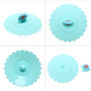 Cute Anti-dust Silicone Glass Cup Cover Coffee Seal Lid Cap (Elephant)