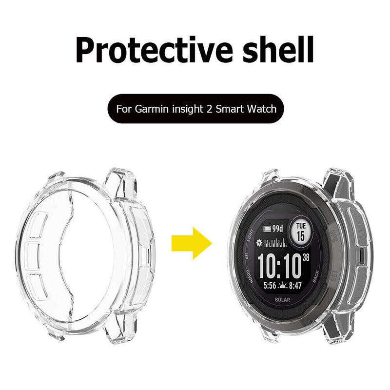 Watch Replacement Frame Half-full Coverage Hollow Protective Shell (White) Newly