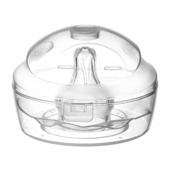 Extender Frosted Nipple Protector with Storage Case Nipple Everters Clear