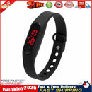 Unisex Sports Casual Date Sports Bracelet Digital Watch (Black) Newly