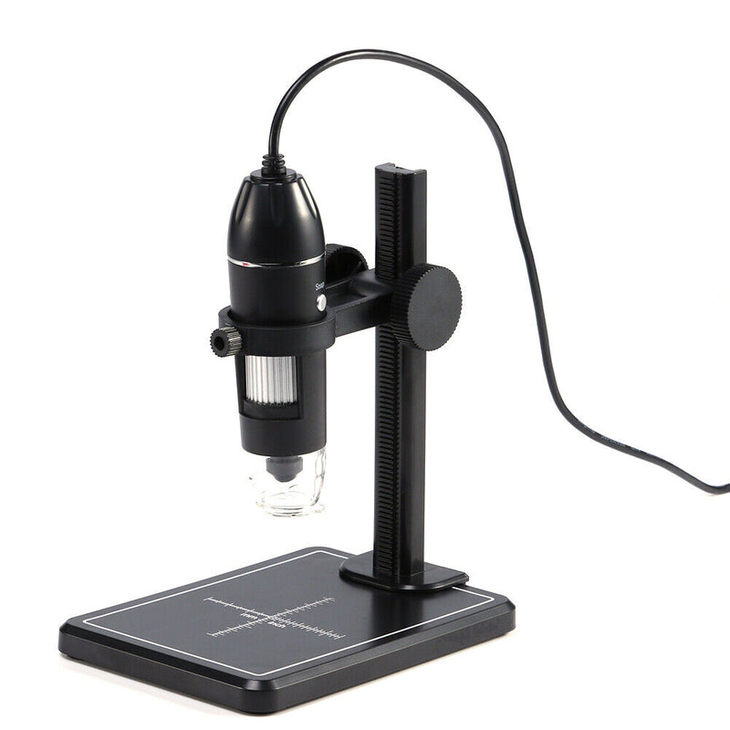 #A 8 Leds Digital Microscope HD Ophthalmoscoscope Magnify for Home Labratory Too