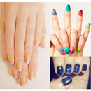 Sponge Seal Block Nail Files Set Manicure Tool Gradient Color Nail Paint