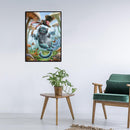 5D DIY Diamond Painting Cartoon Cute Cat Cross Stitch Embroidery Mosaic Kit