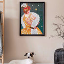 Special Shaped Picture DIY Elegant Women Diamond Painting Poster (Y031) Newly