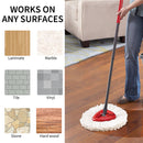 Mop Heads Replacements 4pcs Floor Head Mop Refills for O-Cedar (White) Newly