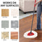 Mop Heads Replacements 4pcs Floor Head Mop Refills for O-Cedar (White) Newly