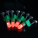 4pcs LED Fishing Rod Bite Alarm Red Light Twin Bells Light Alarm Fishing Bells A