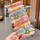 Fruit Animal High Elastic Hair Rope Set 10 pcs Hair Ring Hair Accessories