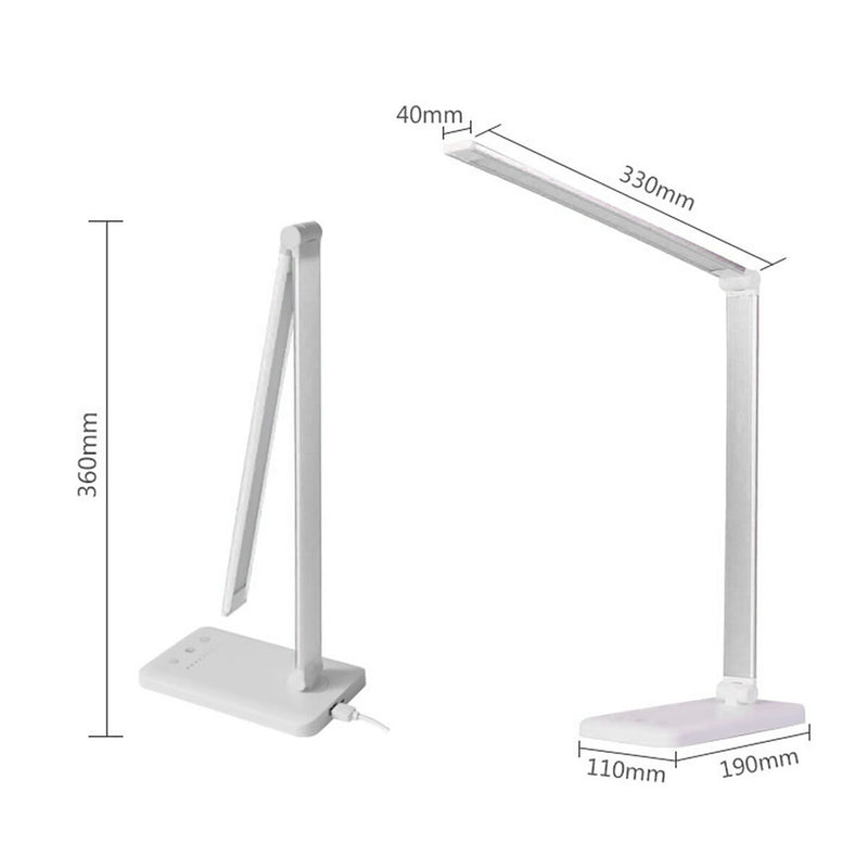 LED Desk Lamp, Multifunctional Eye-Caring Table Light for Working, Reading, Home