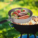 Hiking Camping Frypan Non-Stick Frying Pan Titanium Fry Pan Ultralight Grill