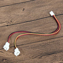 5Pcs 12V 3 Pin Female to 2/3 Pin Male PC Fan Power Splitter Extension Cable
