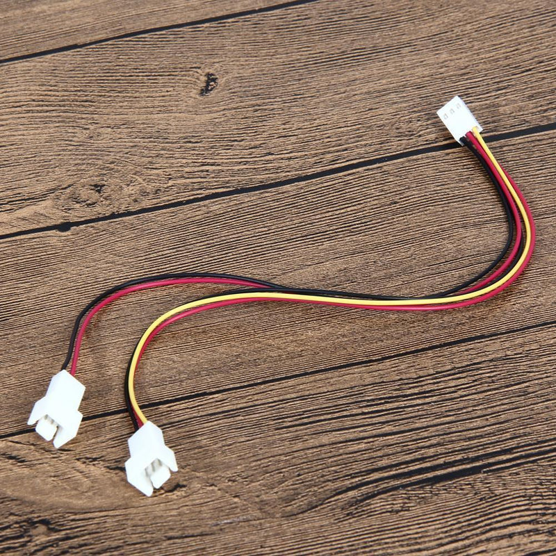 5Pcs 12V 3 Pin Female to 2/3 Pin Male PC Fan Power Splitter Extension Cable