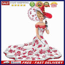 Dress Lady Full Round Drill 5D DIY Mosaic Diamond Painting Picture of Rhinest