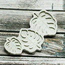 1x Monstera Leaf Molds Palm Leaves Silicone Mold Fondant Sugar Molds Cake X6Z2