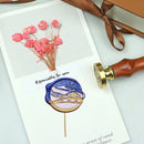 Retro Seal Wax Seal Stamp Head for Wedding Invitation Signature Card Making T