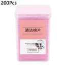 200pcs Paper Cotton Wipes Eyelash Glue Remover Wipe Cleaner Cotton Nails D6W6