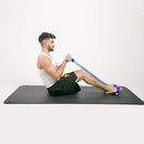 Fitness Tension Bands Exerciser Sit Up Pedal Yoga Elastic Pull Rope (Blue) Newly