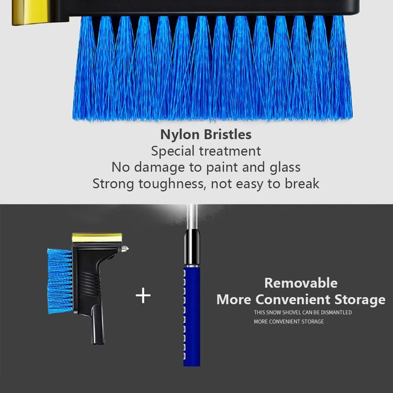 Detachable Car Cleaning Snow Brush Ice Scraper Water Remover Snow Shovel